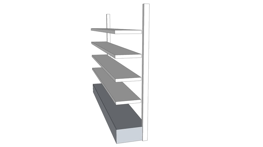 storage rack 3D Warehouse