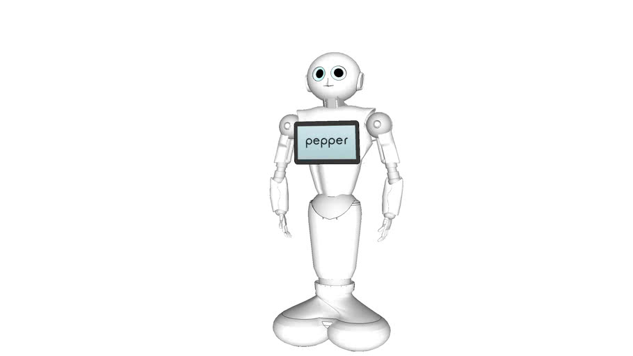 Pepper Roboter Sap Humanoid Robot 3d Warehouse