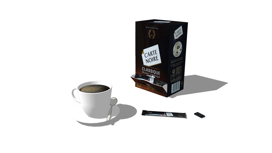 Mug Coffee Cafe Carte Noire 3d Warehouse