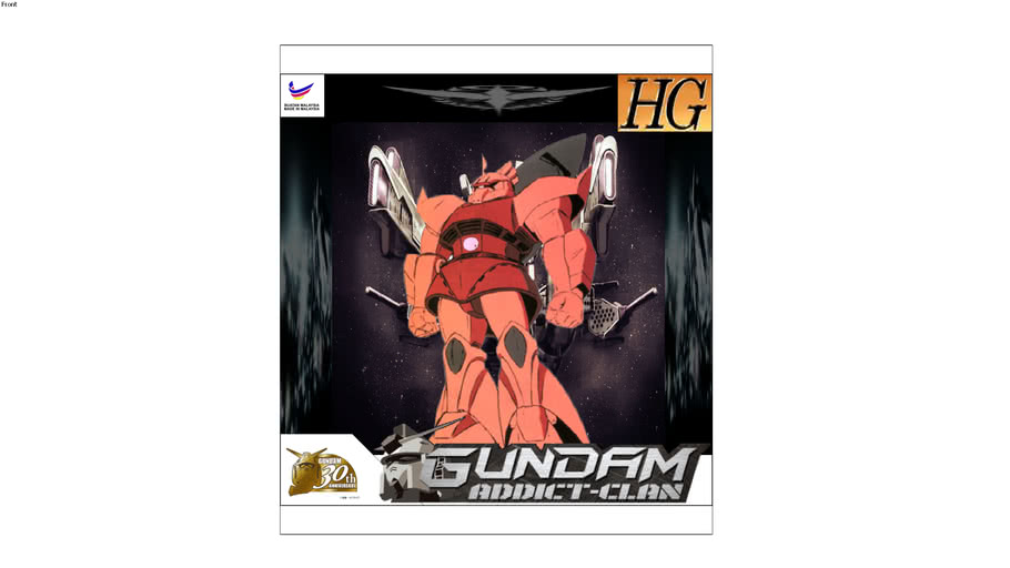 Gundam 2d Ms 14s Yms 14 Gelgoog Commander Type 3d Warehouse