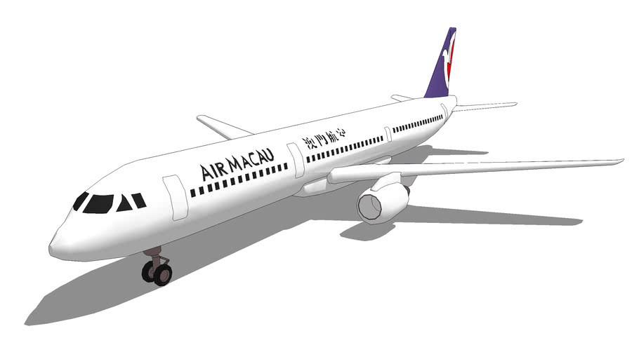 Air Macau Airbus A321 | 3D Warehouse