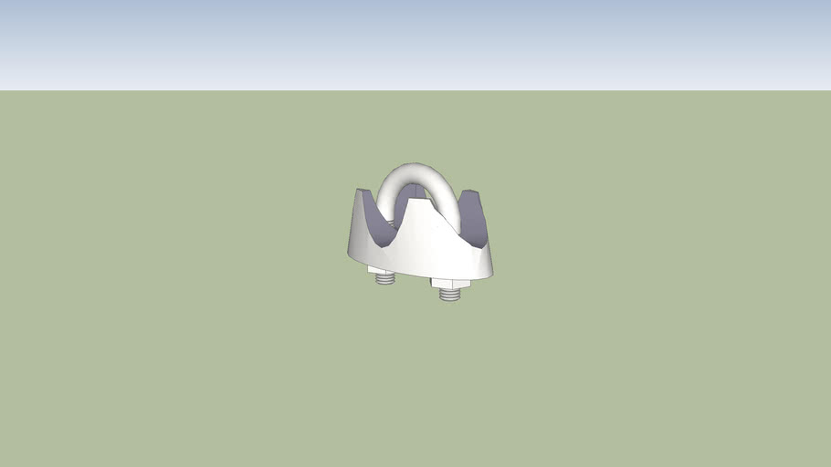 presilha-para-cabo-de-a-o-3d-warehouse