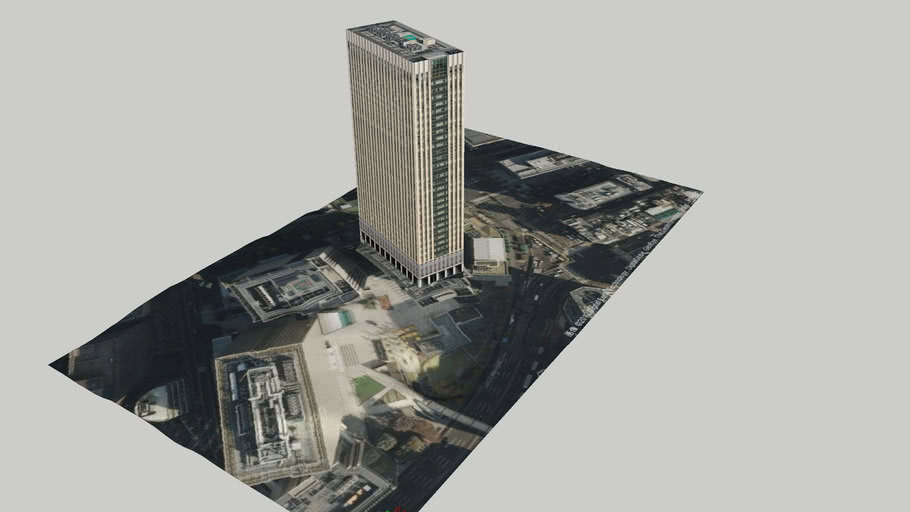 中央合同庁舎第７号館東棟 文部科学省 会計検査院 3d Warehouse