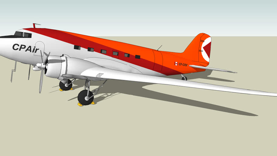 Cp Air Douglas Dc 3 3d Warehouse