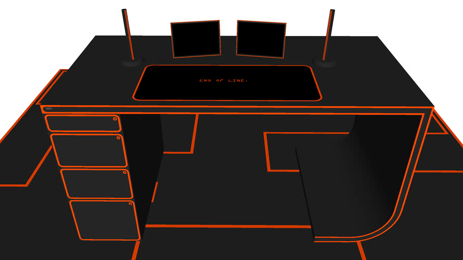 Tron Desk 3d Warehouse