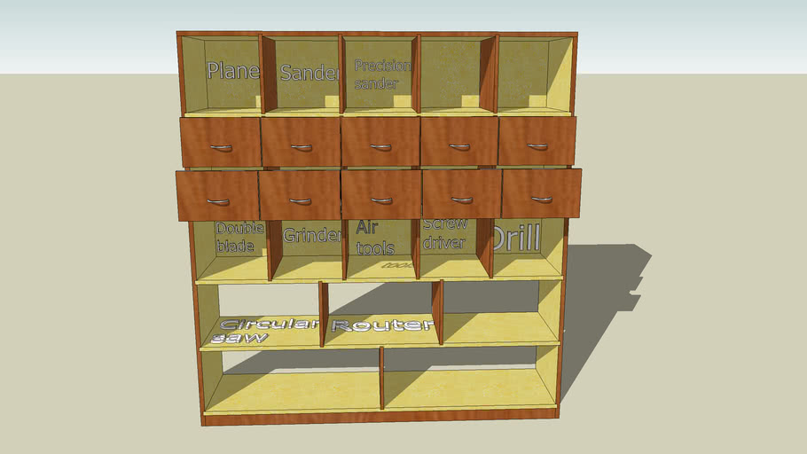 TOOL SHELF 3D Warehouse