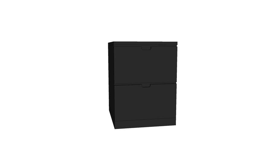 Ladekast Zwart Black Dresser Ikea 3d Warehouse