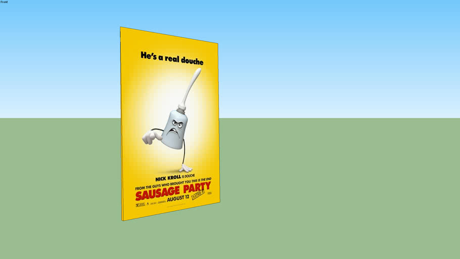Sausage Party Douche (Theatrical Standee) 3D Warehouse