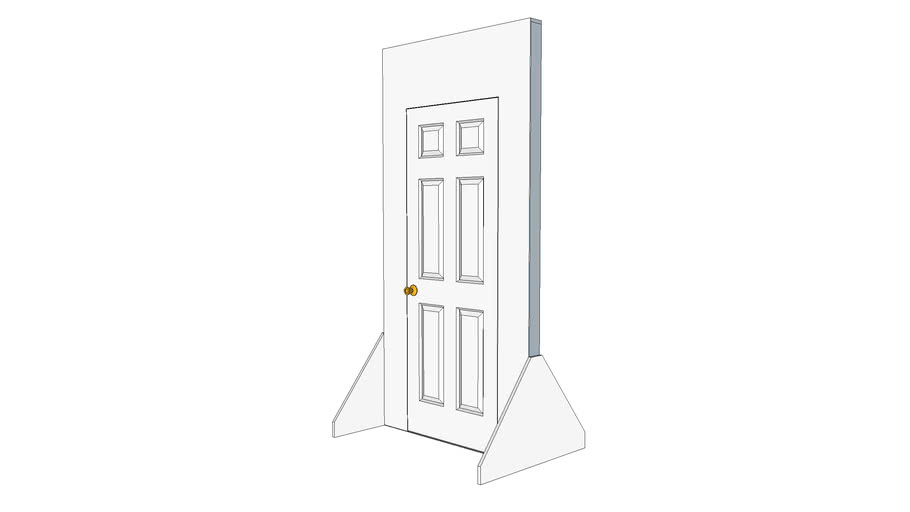 free-standing-door-unit-3d-warehouse