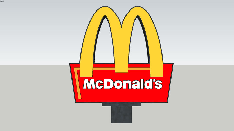 Mcdonald's Signage | 3D Warehouse