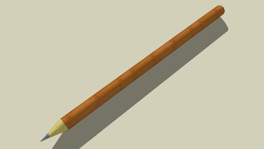 fine pencilpoint, lead pencil, crayon 3D Warehouse
