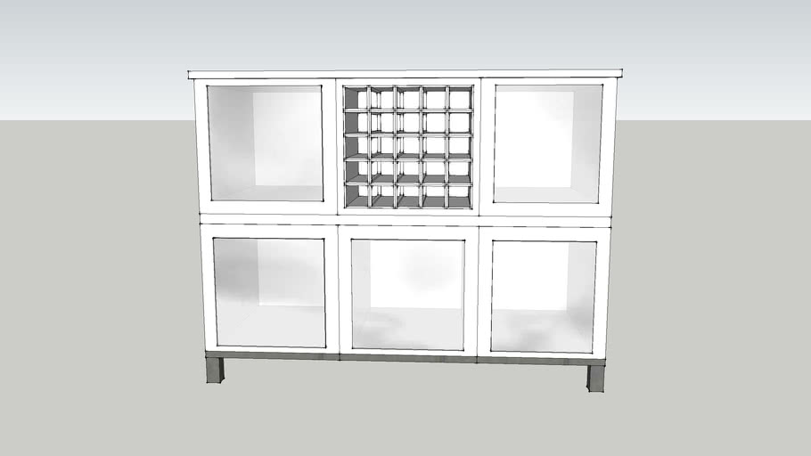 Room And Board Custom Hutch 3d Warehouse