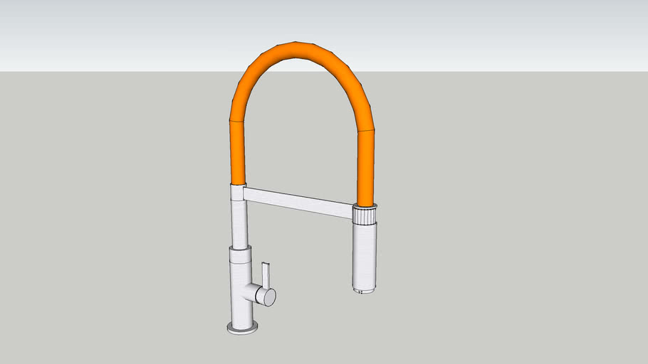 1810 Co. Spirale Flexible spout Kitchen Tap Faucet 3D Warehouse