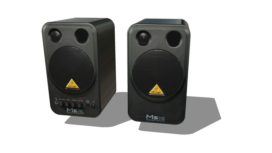 behringer ms16 studio monitors