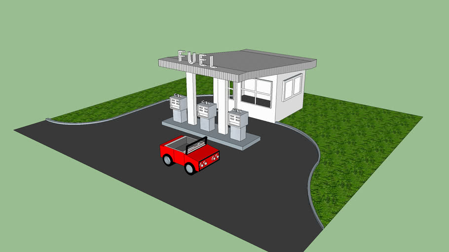 gas station playhouse