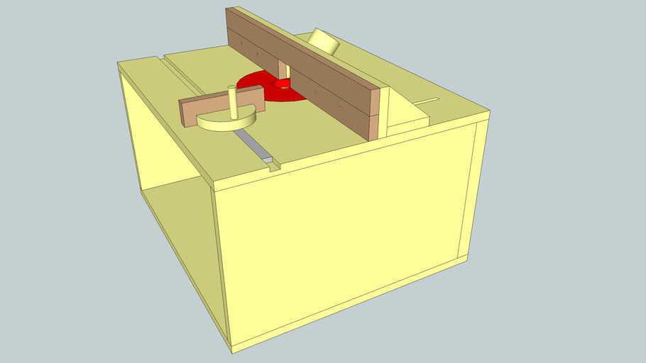 Router table with Lift | 3D Warehouse