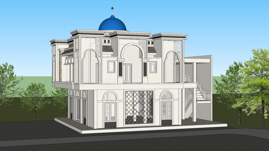 mesjid minimalis  mushola  mosque 3D Warehouse