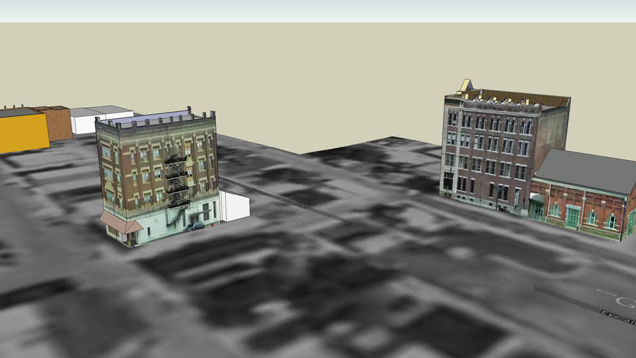 City of Neosho, Downtown 3D Warehouse