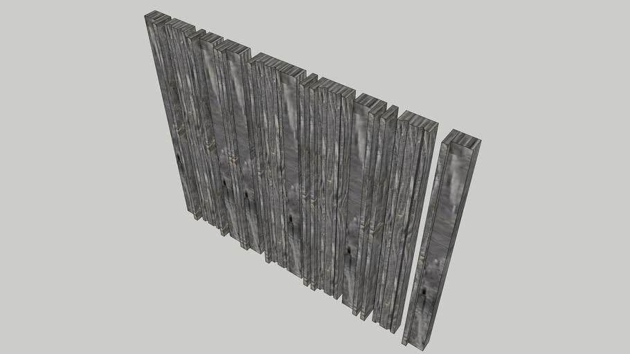 Wood Cladding 1 | 3D Warehouse