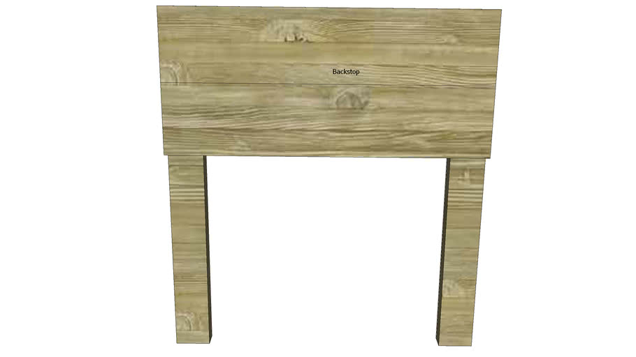 horseshoe backstop 3D Warehouse