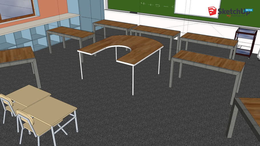 Classroom 3d Warehouse 7816