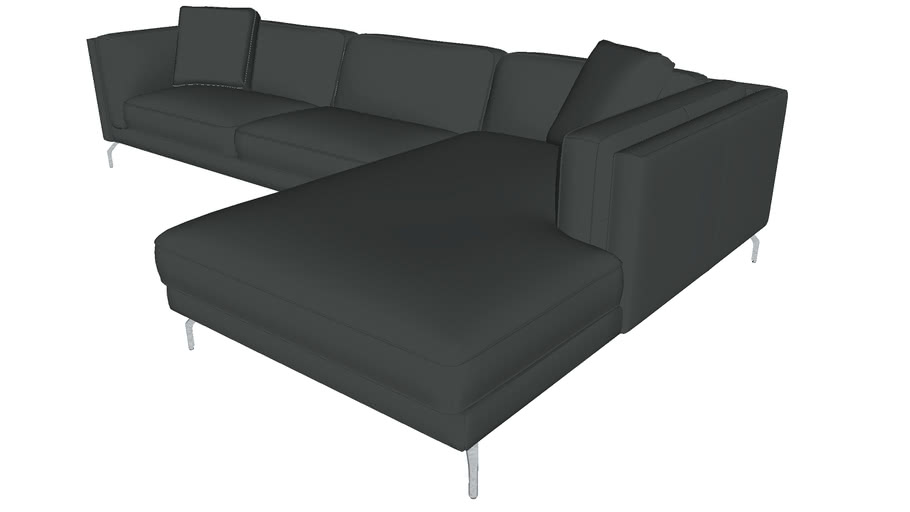 Reade Sectional Sofa Right Facing, Sectional Sofa Right Facing Chaise