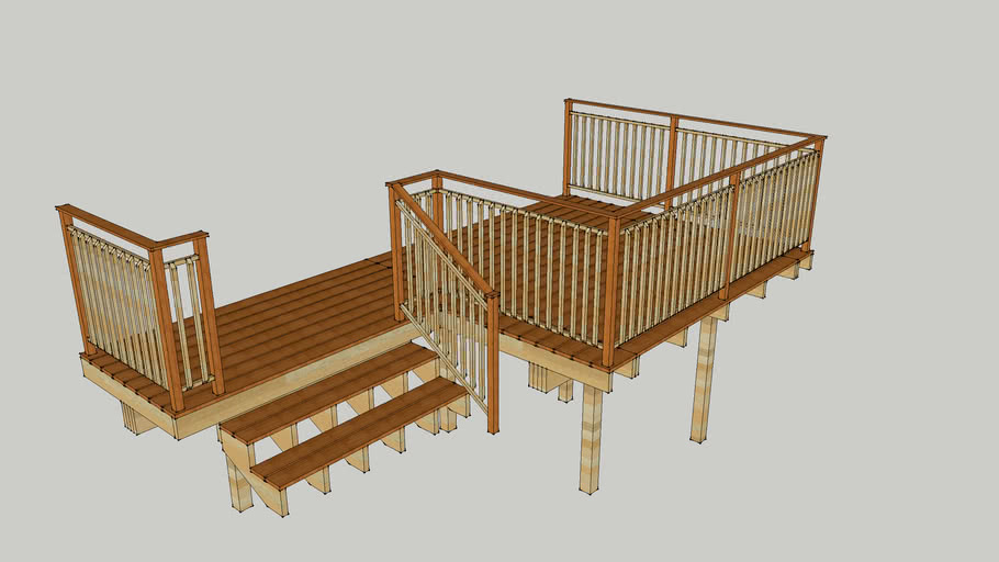 Deck / Porch 3D Warehouse