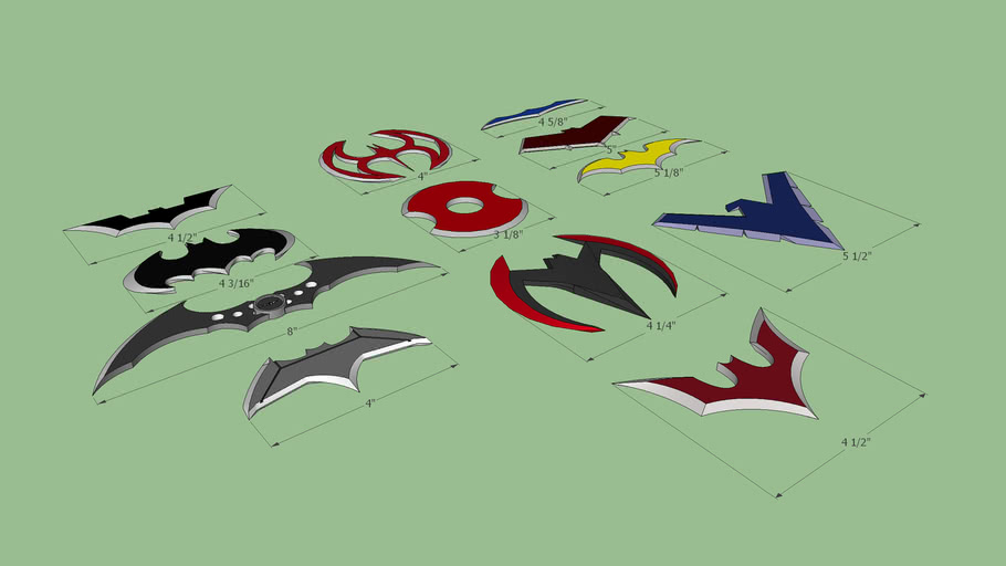 different types of batarangs