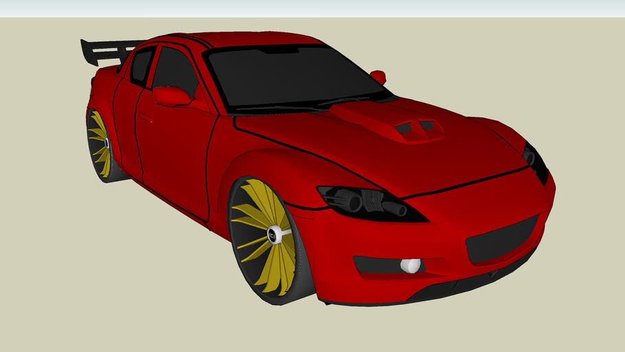 Mazda rx8 3d model