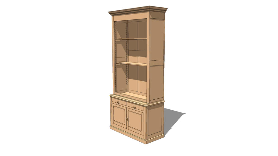 French Country Bookcase 3d Warehouse
