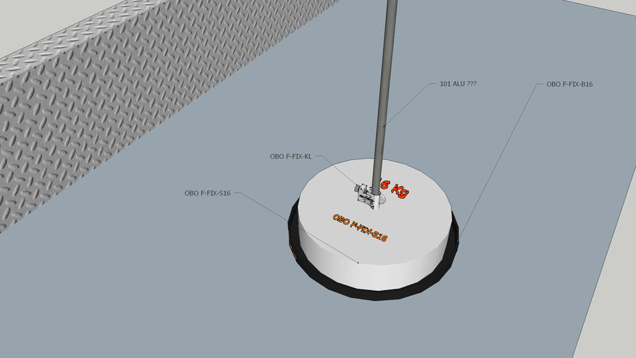 F-FIX-B16 Base para sistema FangFix 16 kg + F-FIX-sB16 Mortero de ...