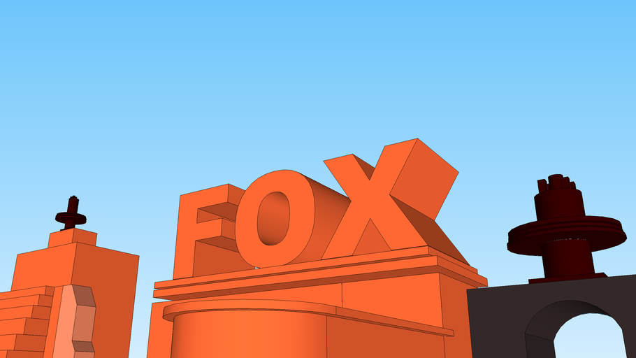 Fox Fall Logo Remake 1988 3D Warehouse