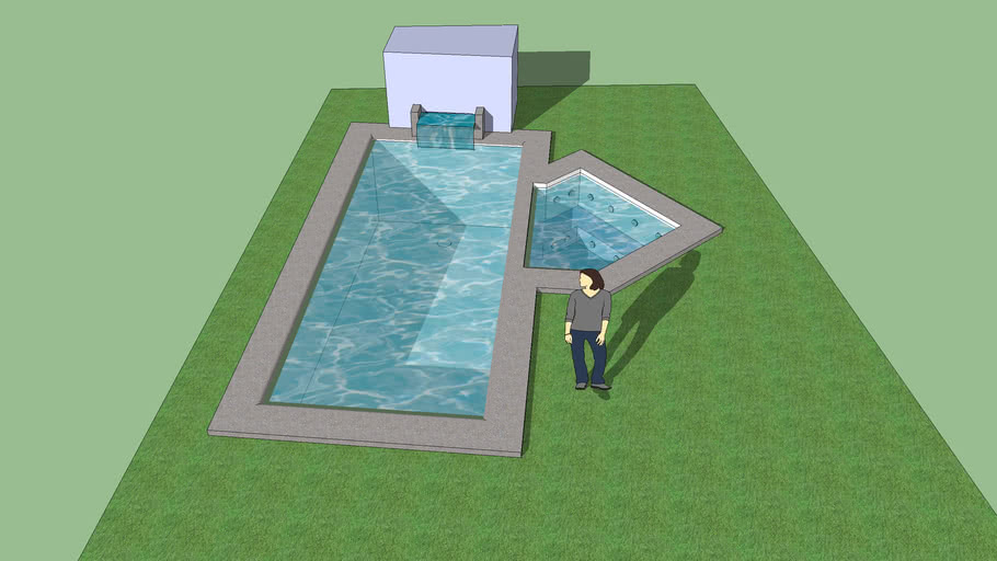 Piscina y Spa Huechuraba | 3D Warehouse