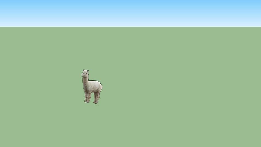 草泥马 Alpaca 3d Warehouse