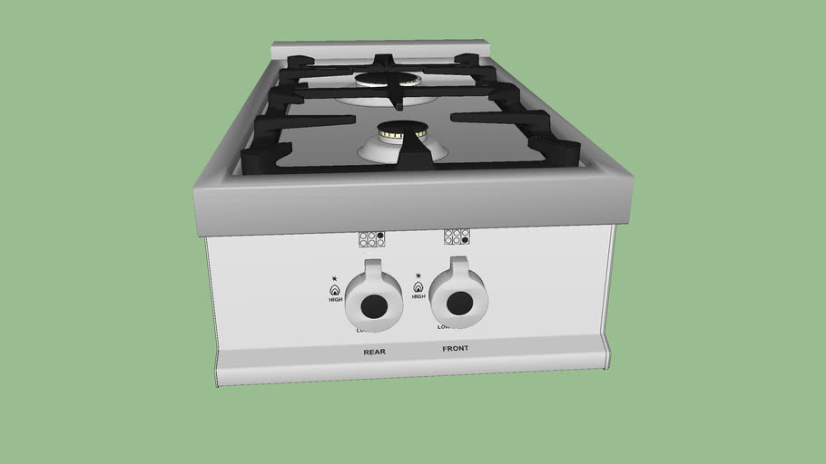 COOKTOP 2 BOCAS 3D Warehouse