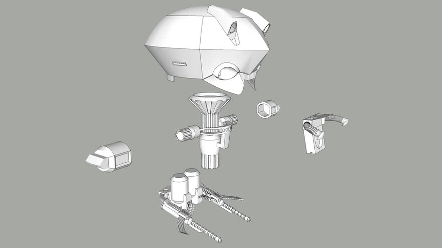 Rk 92 Armslave Exploded Assembly Drawing 3d Warehouse