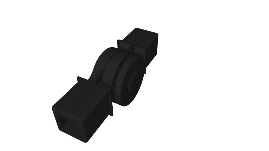 hinge, indexing, thermoplastic, 0.75 in. post, McMasterCarr 1258A1