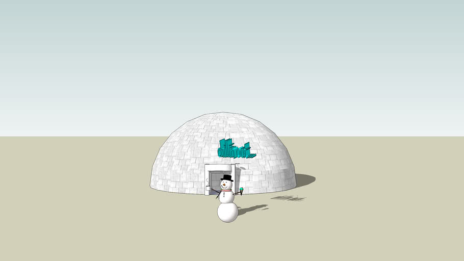 snowman, Igloo 3D Warehouse
