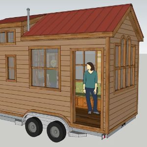 Tiny House on a 16' Trailer Exploded View | 3D Warehouse