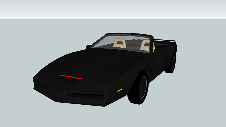 Knight Rider Kitt C Button 3d Warehouse