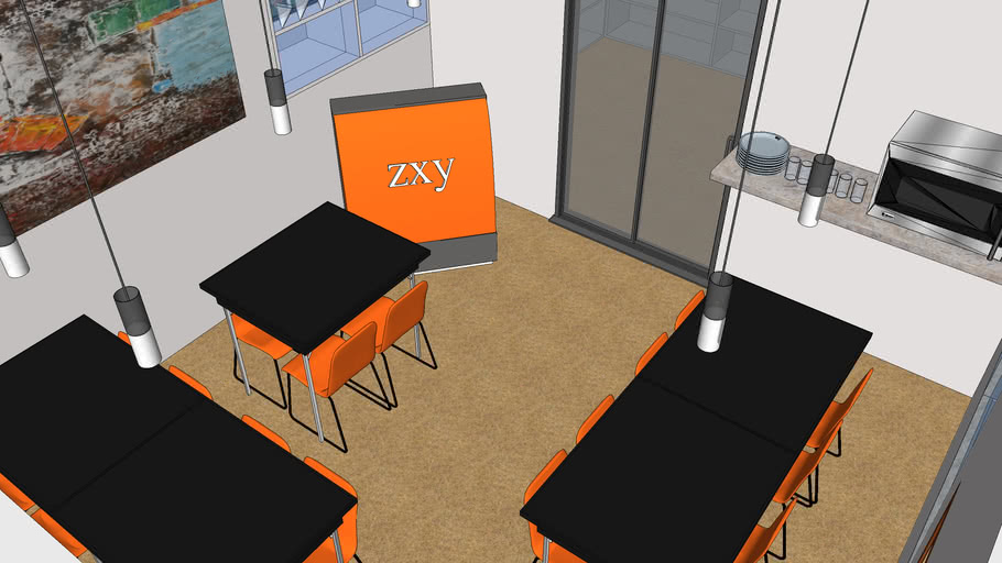 Canteen Of Zxy International 3d Warehouse