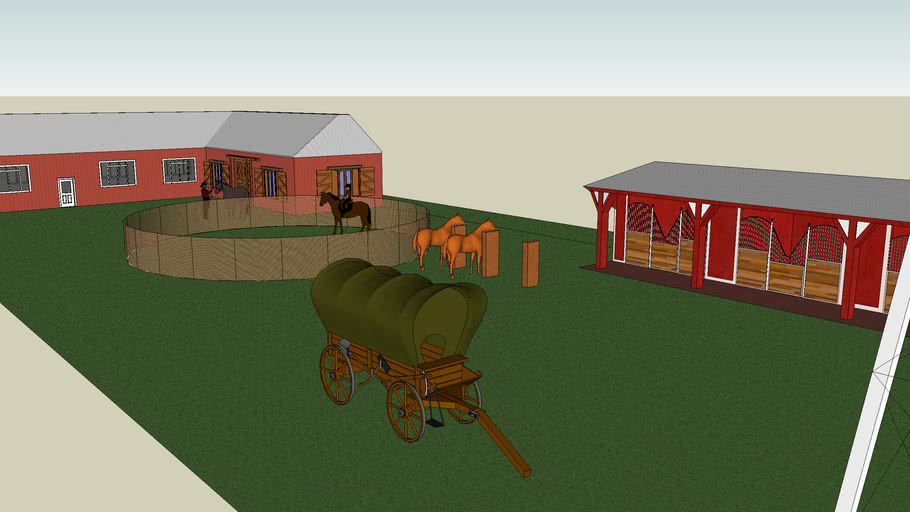 horse stable 3D Warehouse