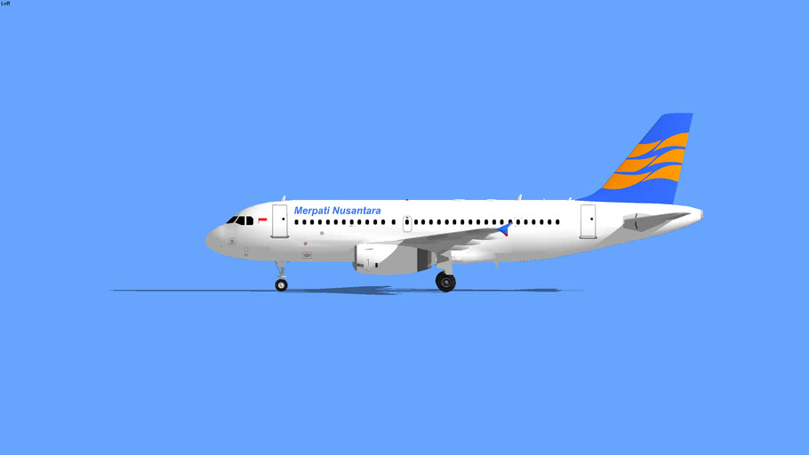 Merpati Nusantara Airlines Airbus A319-100 2