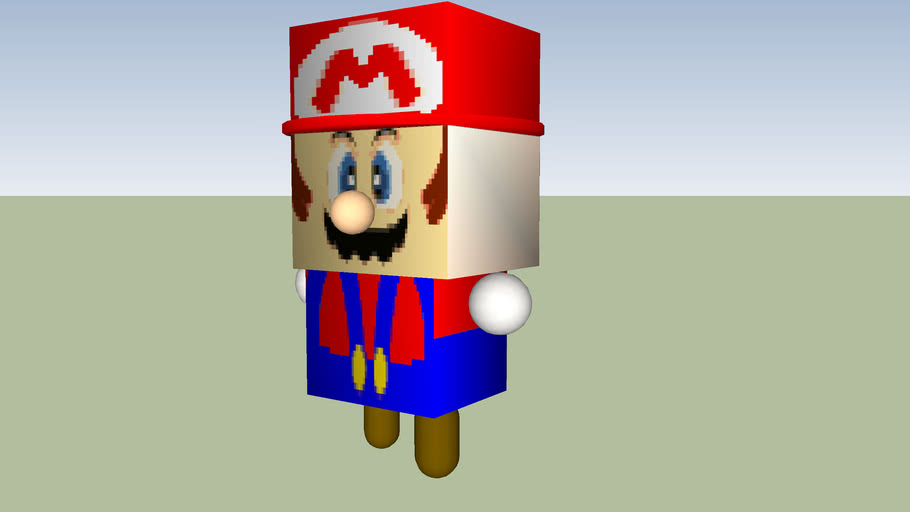 Ssb Mario Old 3d Warehouse 2114