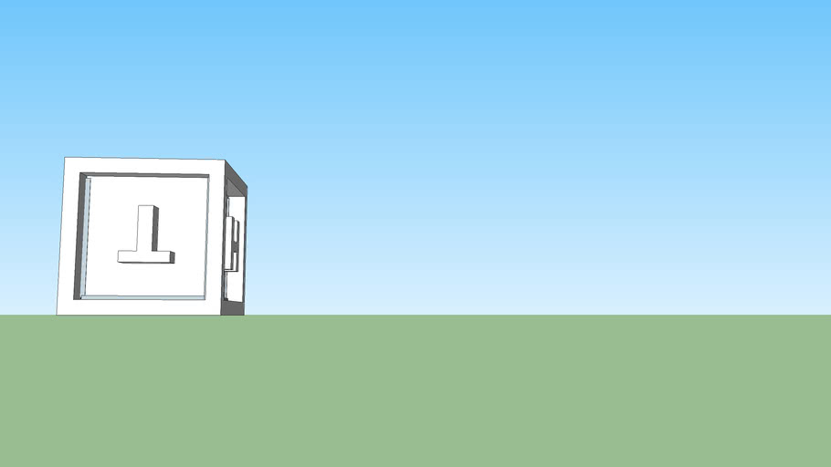 Upsidedown Cube 3D Warehouse