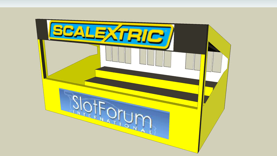 scalextric grandstand | 3D Warehouse