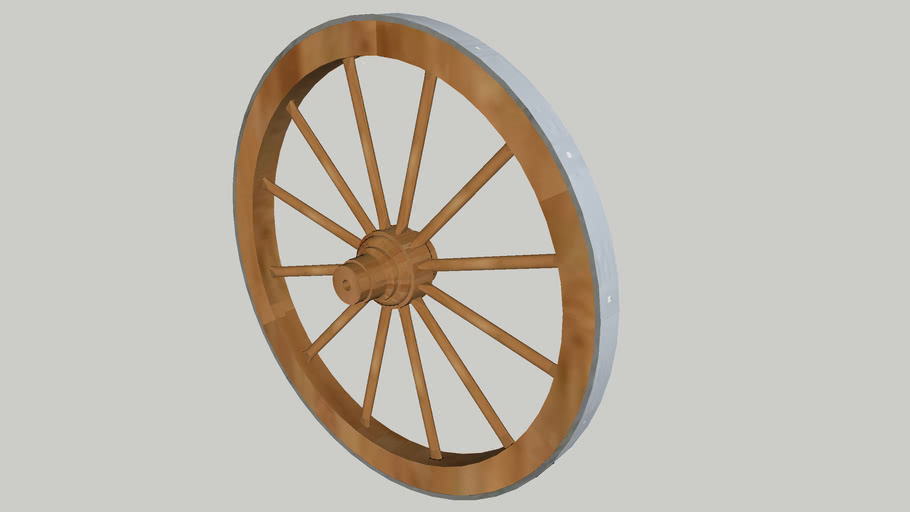 Cart wheel 3D Warehouse