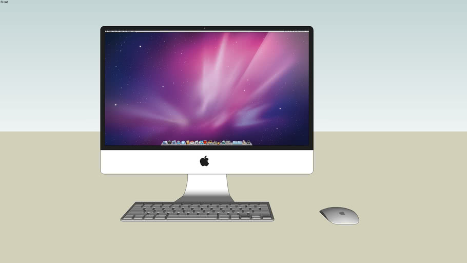 iMAC W/KEYBOARD AND MOUSE | 3D Warehouse