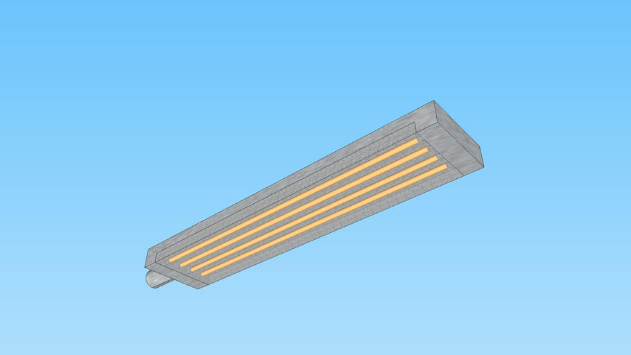 T5 Fluorescent Street Light 3D Warehouse