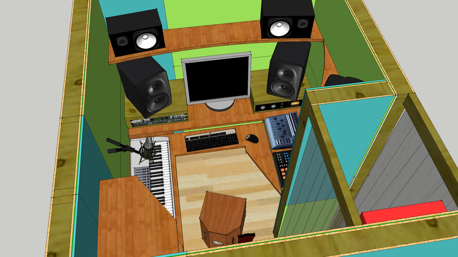Small Recording Studio Supertiny 3d Warehouse
